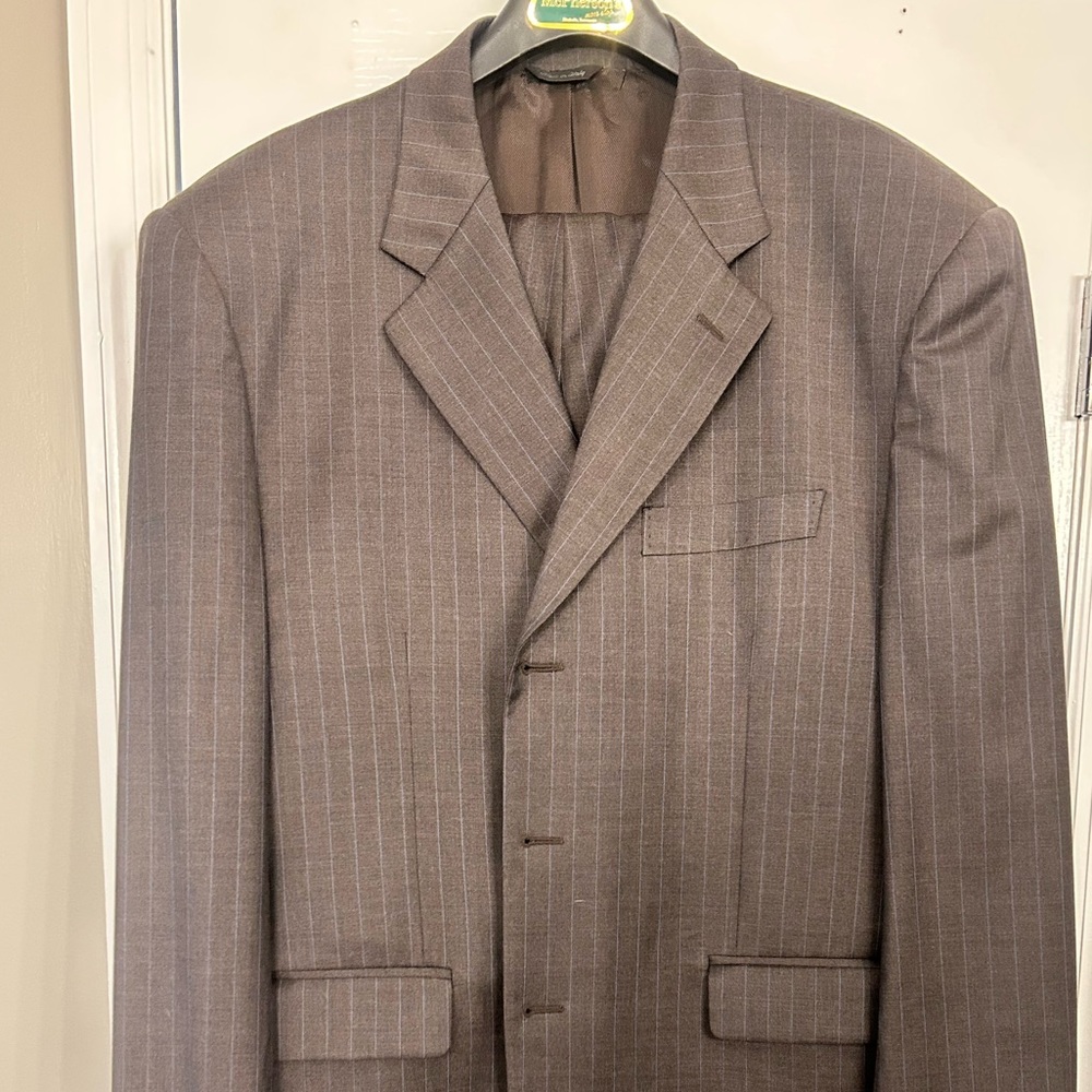 Ermenegildo Zegna 3 button striped suit.